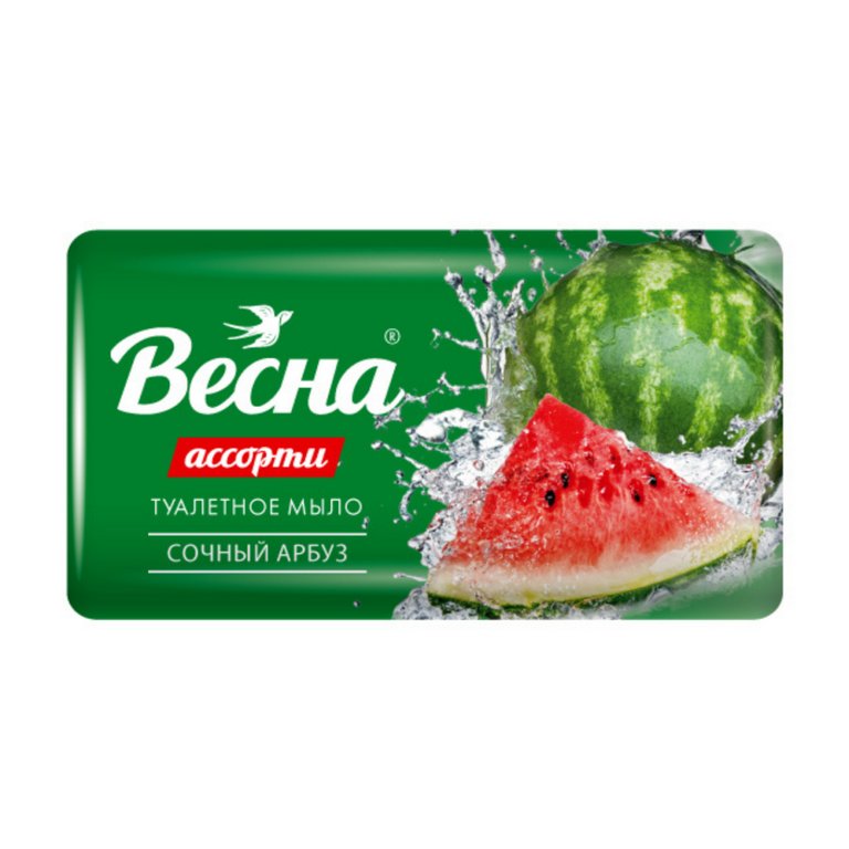 Мыло туалетное Весна "Сочный арбуз" 90 г.