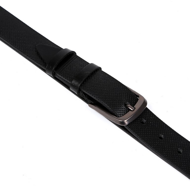 Ремень FABRETTI мужской, 35 мм, натуральная кожа, размер 125, черный