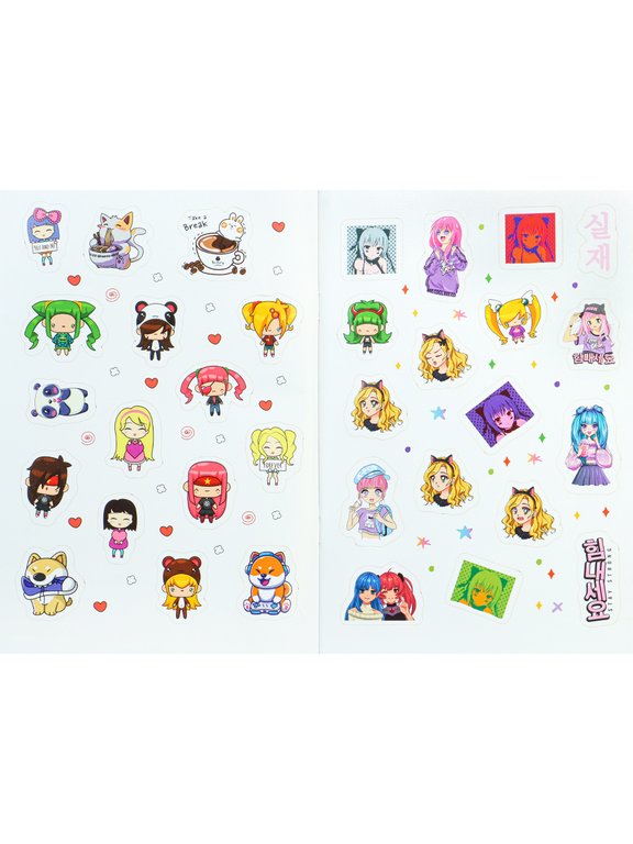 Набор наклеек 220 шт, "Anime style"  MILAND