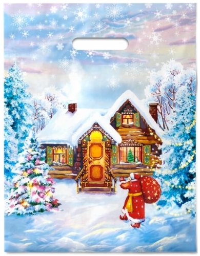 Пакет пробивной НГ 31*40 см (60 мкм) "Зимняя сказка"