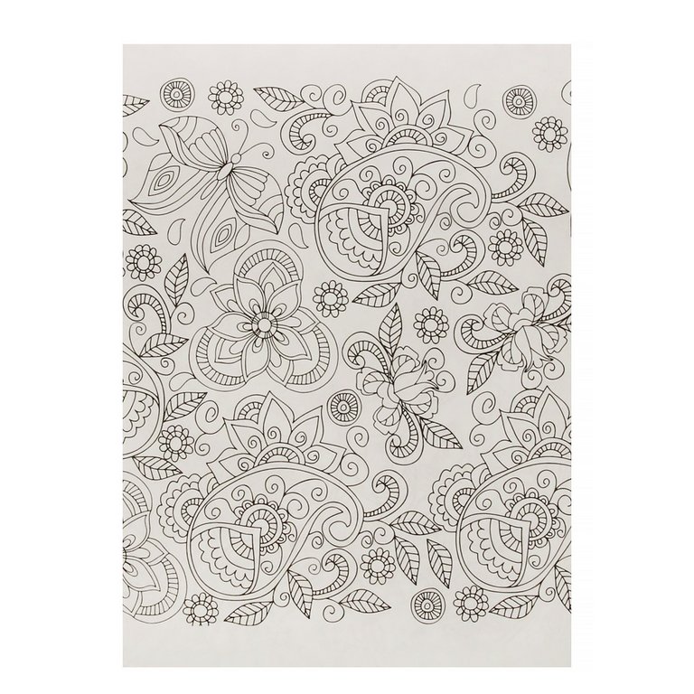 Антистресс Раскраска "Цветы" 32л ПРОФ-пресс