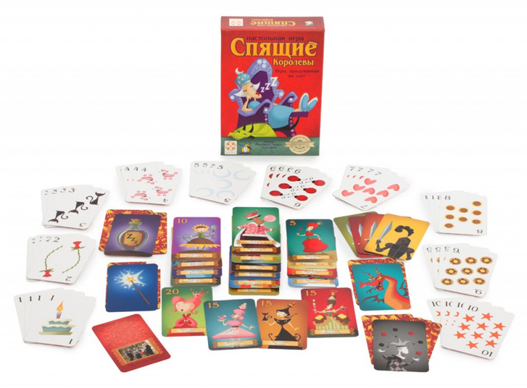Игра настольная  .7+ с карточками "Спящие Королевы" (картон) Стиль жизни