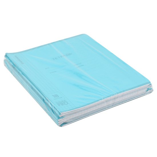 Тетрадь 18 лист кл. А5 "Классик CoverPrо Vivid" бирюзовый, пластик. обложка