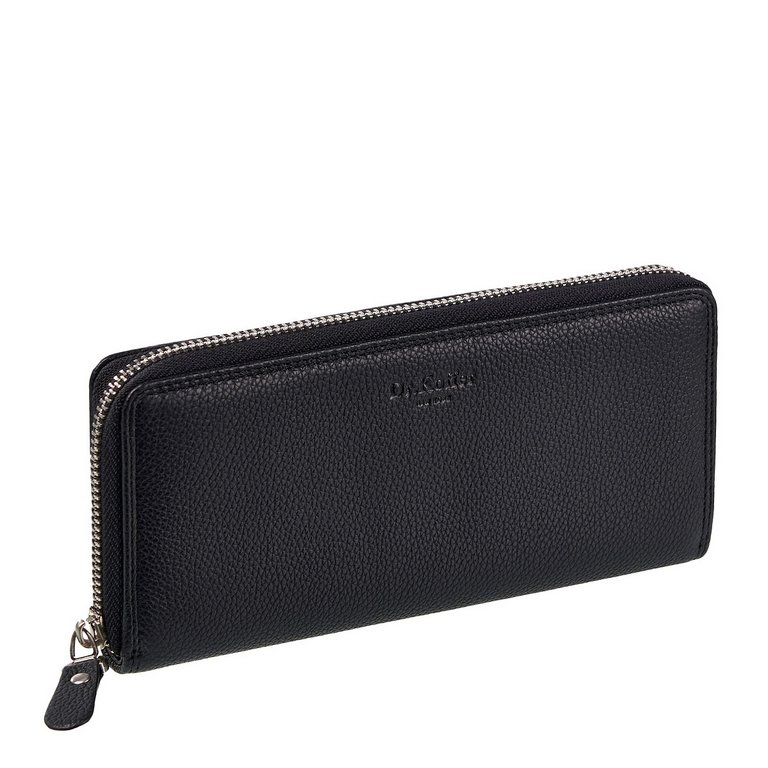 Портмоне Dr.Koffer 20,5*10 см нат. кожа, черный
