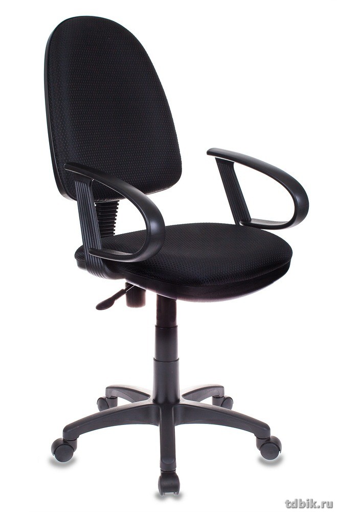 Кресло оператора Бюрократ CH-300/BLACK (ткань, увеличенная ширина сиденья - 465мм, цв. черный )