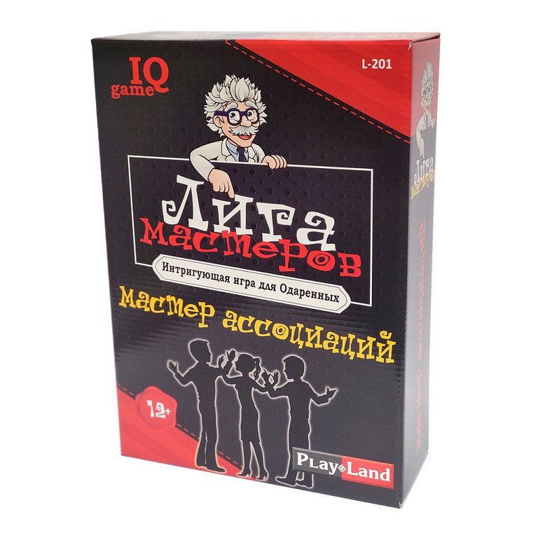 Игра настольная  12+ "Лига мастеров. Мастер ассоциаций" 3-4 игрока, PLAY LAND