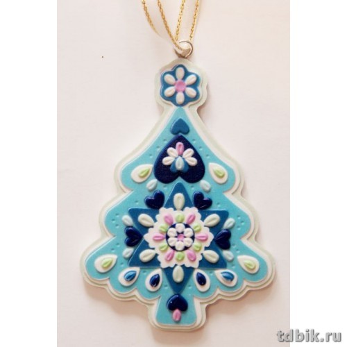 Украшение елочное из полирезины, 7 * 9.5 см