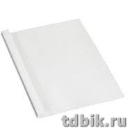 Обложки А4 для термопереплета, верх-прозр, низ- белый глян.картон 1,5мм (100 шт) Fellowes