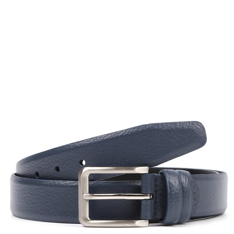 Ремень FABRETTI женский, натуральная кожа, размер 120, тём синий