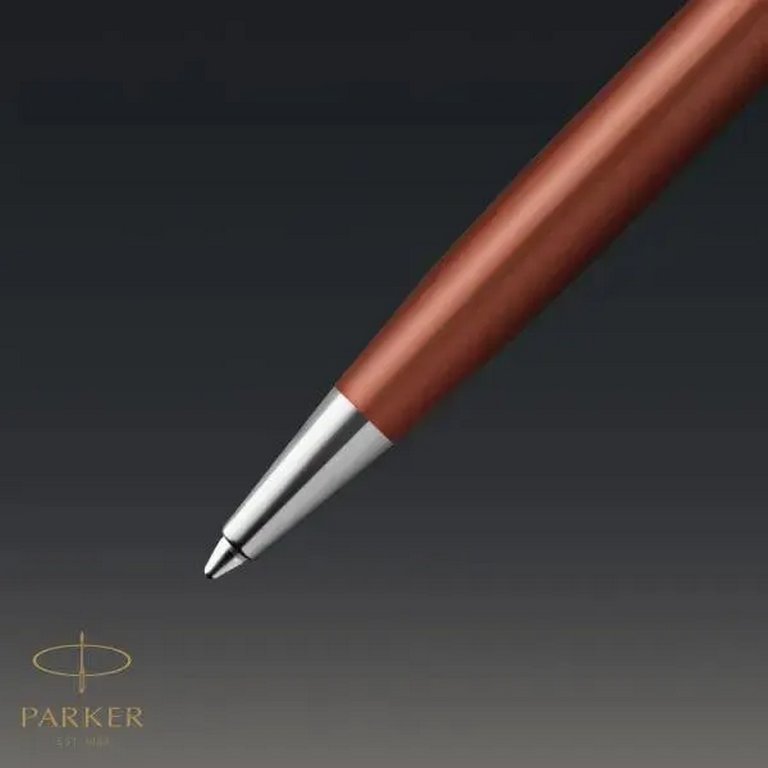 Ручка шариковая Parker Sonnet Essentials LaqOrange СT M (нерж.сталь)