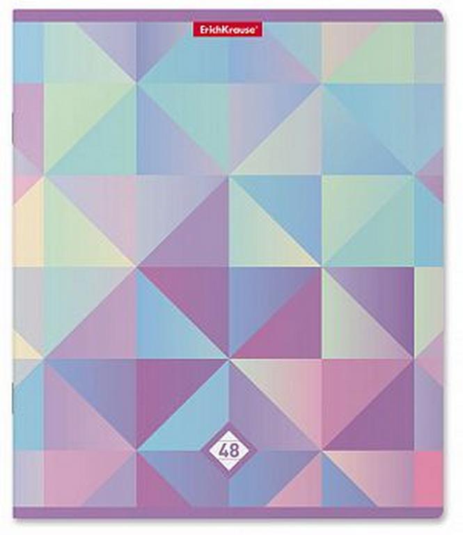 Тетрадь 48 лист лин. А5 на скрепке "Magic Rhombs"