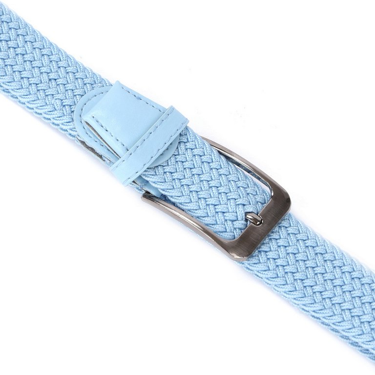 Ремень FABRETTI универсальный, полиэстер размер 125, голубой