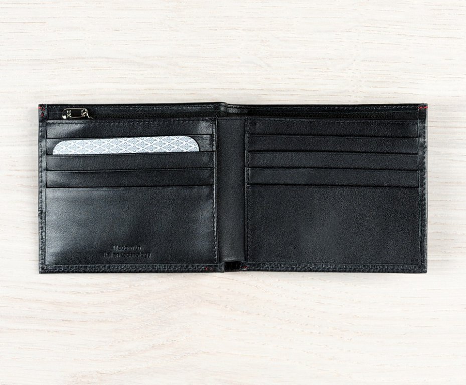 Портмоне D.Morelli мужское "Амадей" нат.кожа, цвет черный