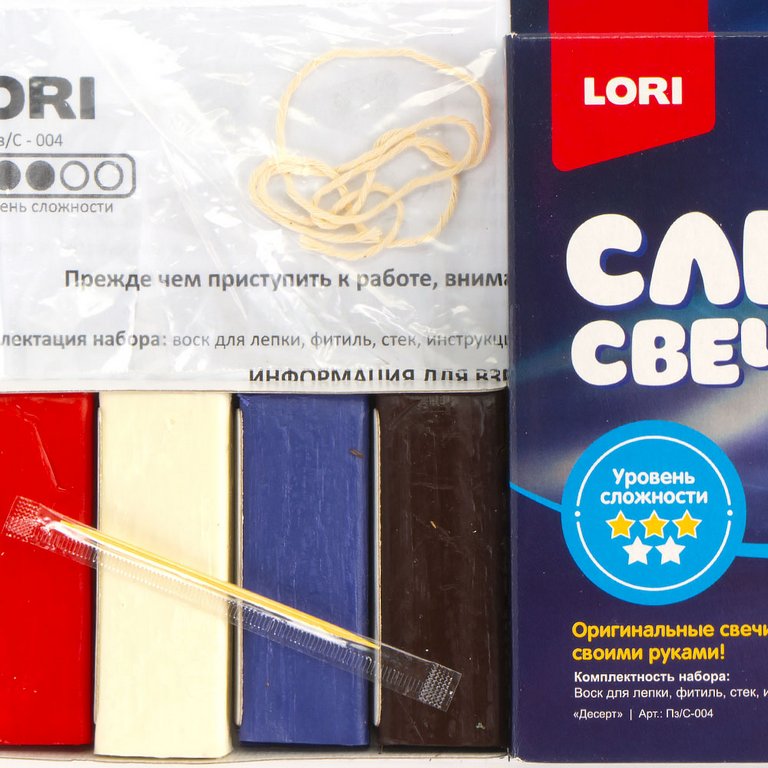 Набор для изготовления свечей восковых "Десерт"