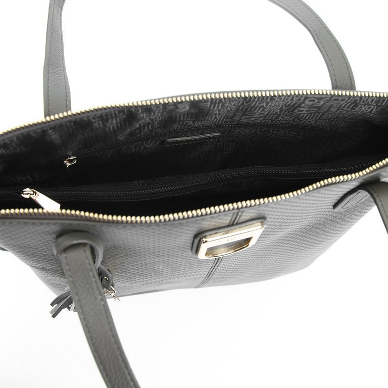 Сумка женская FABRETTI 42х29х13 см, нат. кожа, табачный