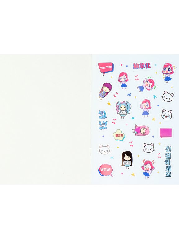 Набор наклеек 220 шт, "Anime style"  MILAND