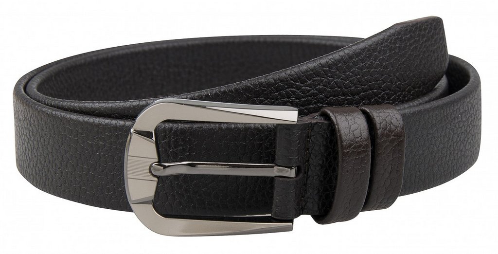 Ремень Alliance нат. кожа,  ширина 35мм, коричневый