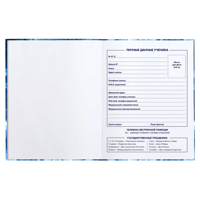 Дневник для ст/кл. твердая обложка, глян. ламин. "НАСТРОЙ" 48л.