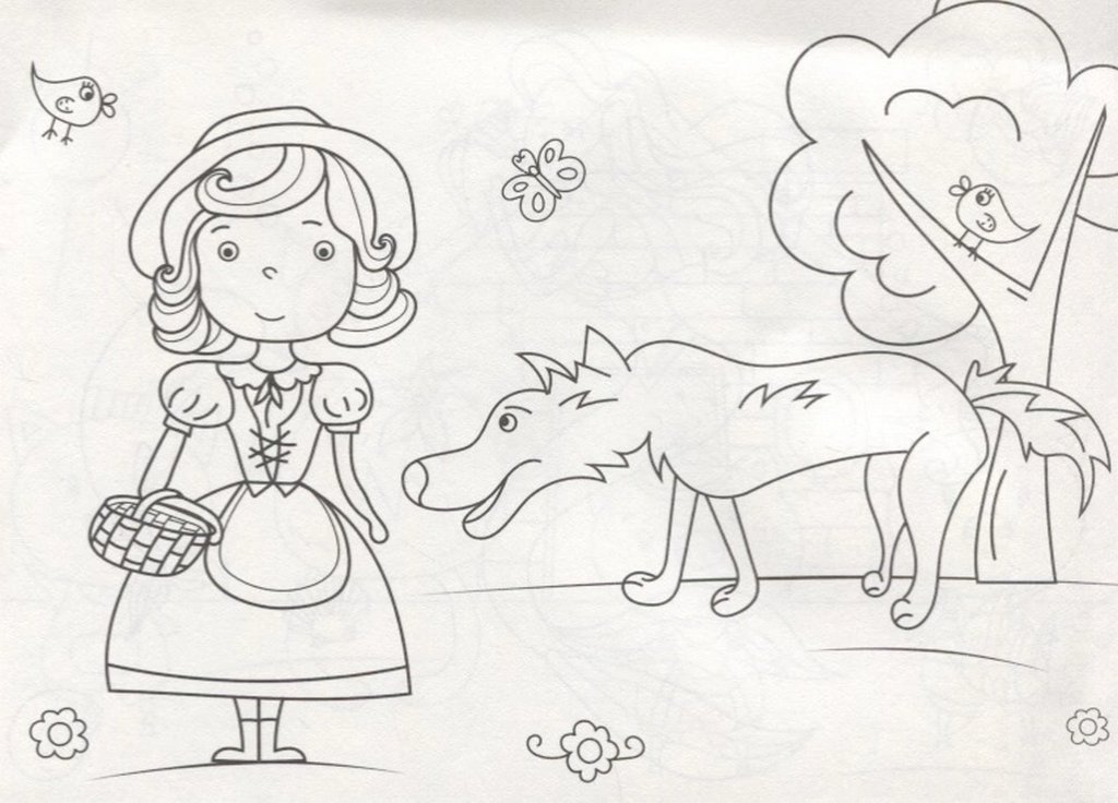 Раскраска А5 "Любимые сказки" ПРОФ-пресс