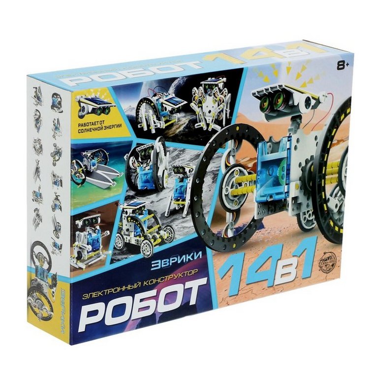 Игра научная .8+ "Робот", 14 в 1 Эврики