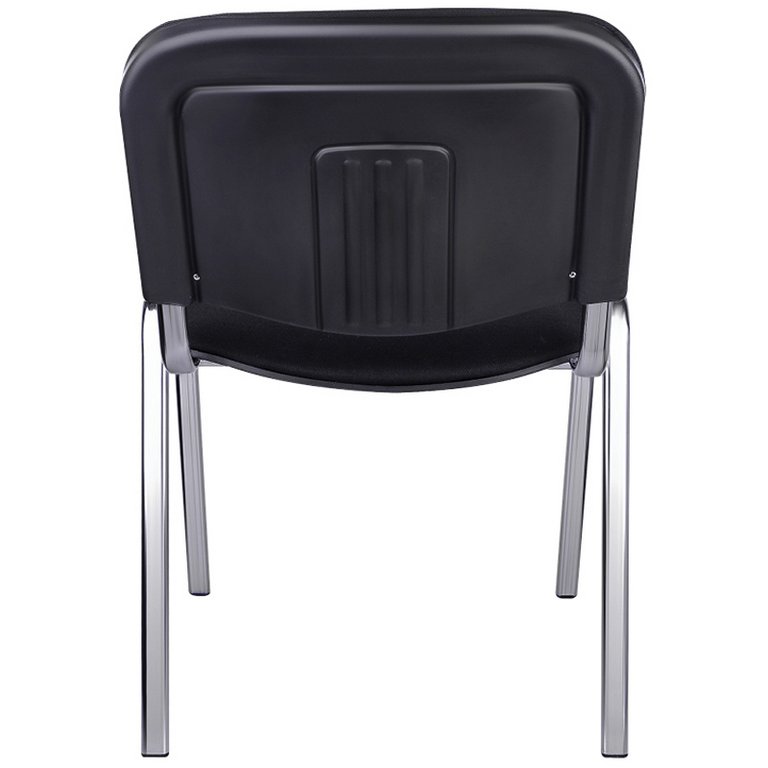 Стул для посетителей ИЗО (каркас хром, обивка ткань серая) Helmi HL-F01