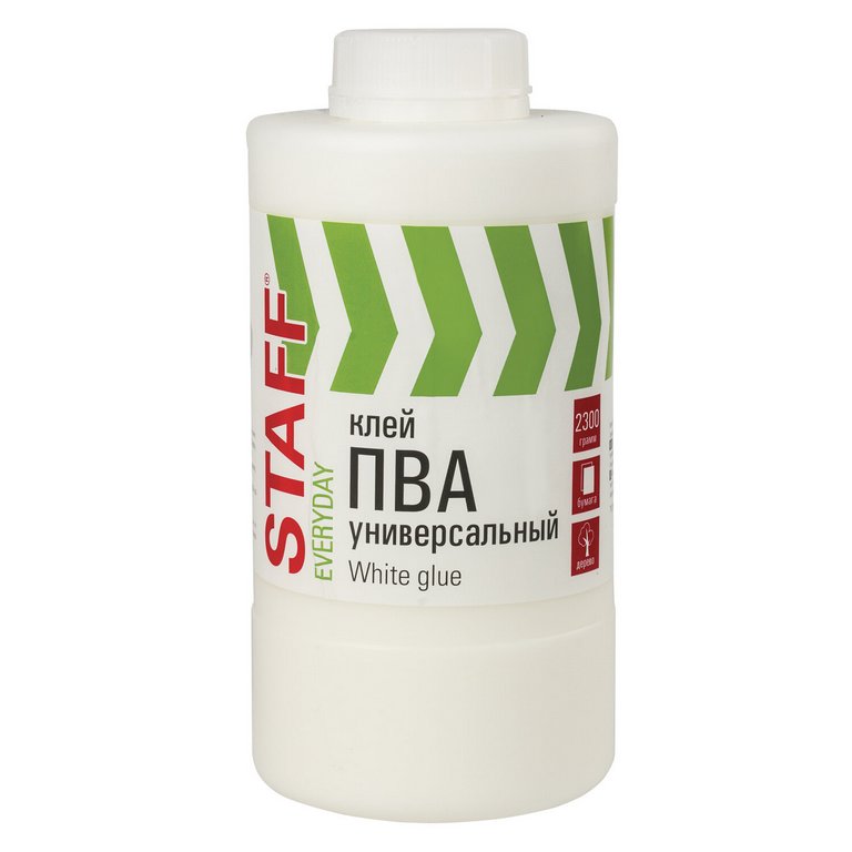Клей ПВА 2,3кг Универсальный STAFF