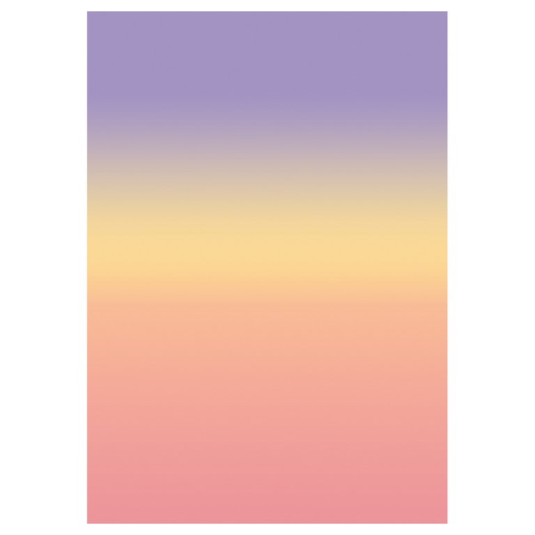 Бумага упаковочная 70*100см  в рулоне (ассорти) "Gradient" MESHU