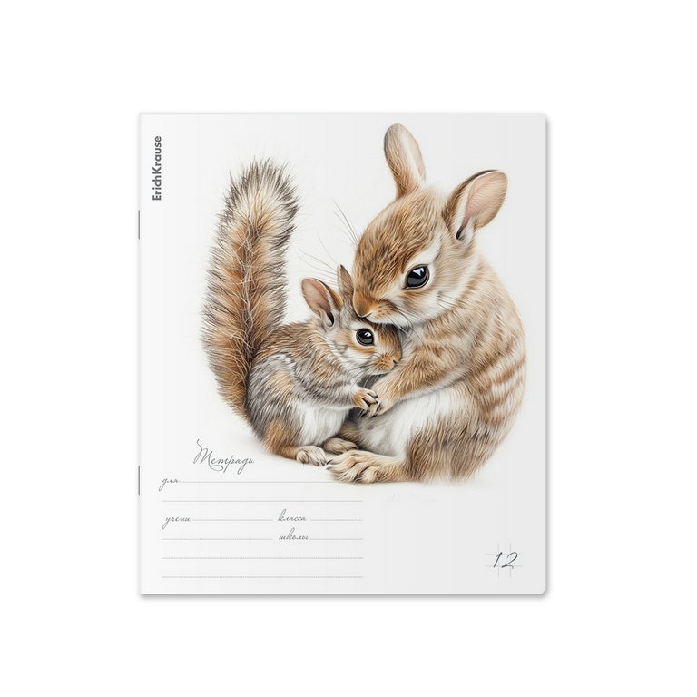 Тетрадь 12 лист кл. А5+ "Little Cuties" 5 видов