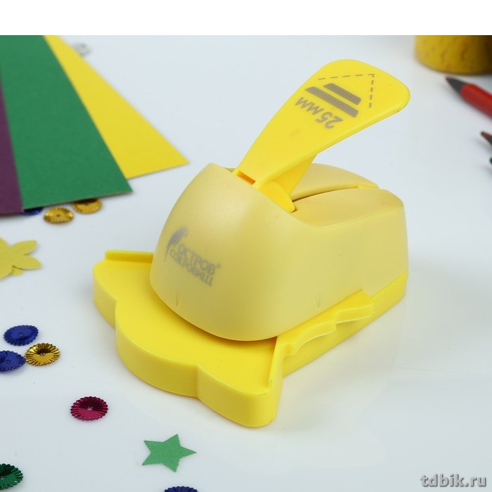 Дырокол фигурный 2,5 см для углов листа ОСТРОВ СОКРОВИЩ