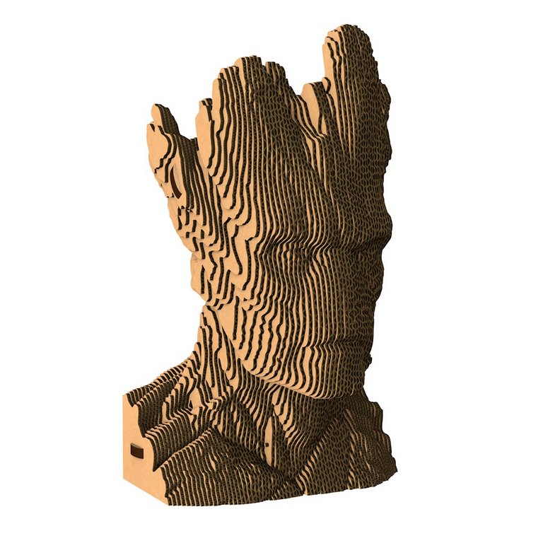 Сборная модель из гофрокартона "Грут" h=18см, 99 дет., 6+, 5cult