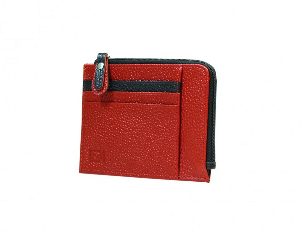 Картхолдер D.Morelli "Бриенна" с RFID-защитой, нат.кожа цв. красный