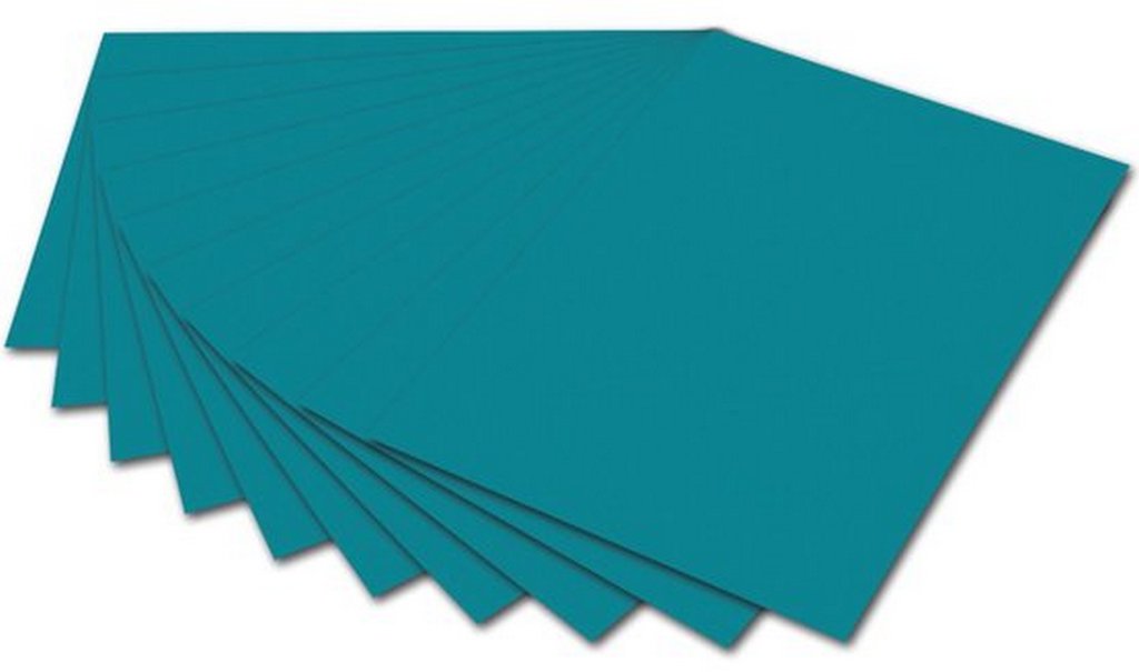 Бумага FOLIA 300г/м2, 50*70см, бирюзовый