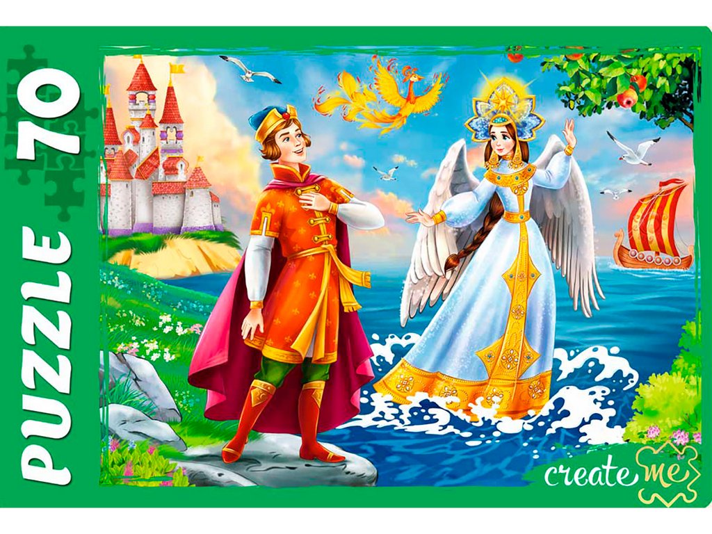 Пазлы   70 дет. "Сказка о царе Салтане" Рыжий КОТ