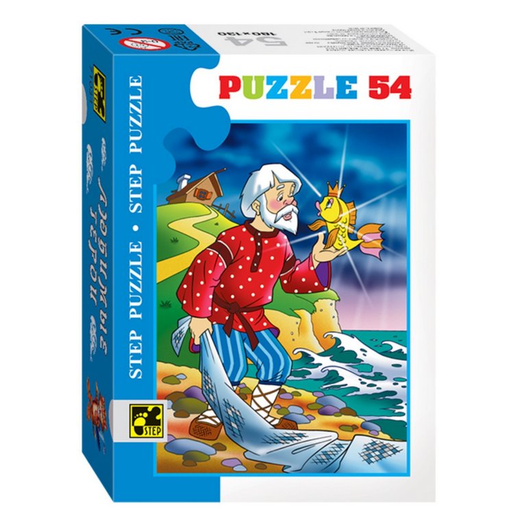 Пазлы   54 дет. "Любимые герои сказок" Степ Пазл, ассорти