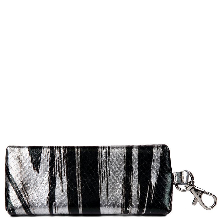 Футляр для ключей FABRETTI нат. кожа, 13*2,5*5,5см, серебряный