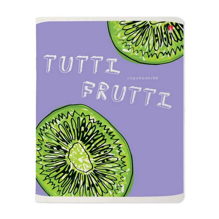 Тетрадь 96 лист кл. А5 на скрепке "FRESH & FRUITY" 5 ВИДОВ