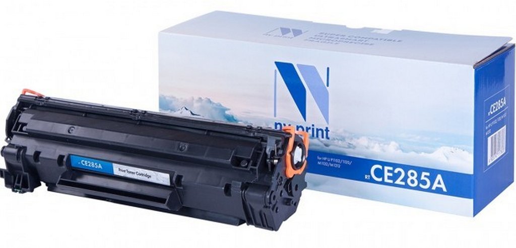 Картридж NV PRINT СЕ285А черный для HP LJ (1600 стр)