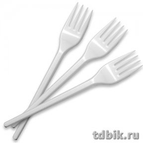 Вилка пластиковая 16 см  100 шт/уп