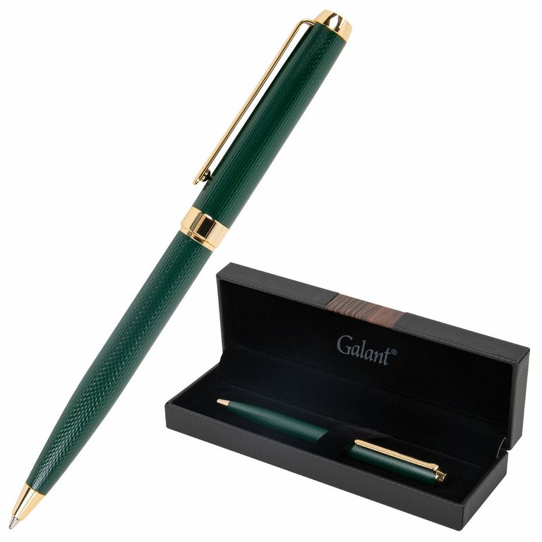 Ручка шариковая Galant "Ando Emerald" корпус изумрудный с золот, синяя 0,7мм