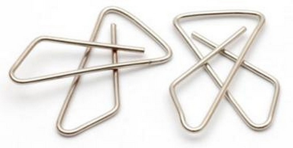 Скрепки 50 мм 12 шт/уп "Бабочка" Attache