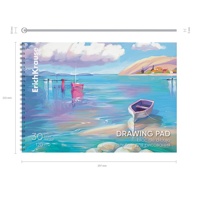 Альбом для рисования А4 30л., на спирали "Art Spirit"