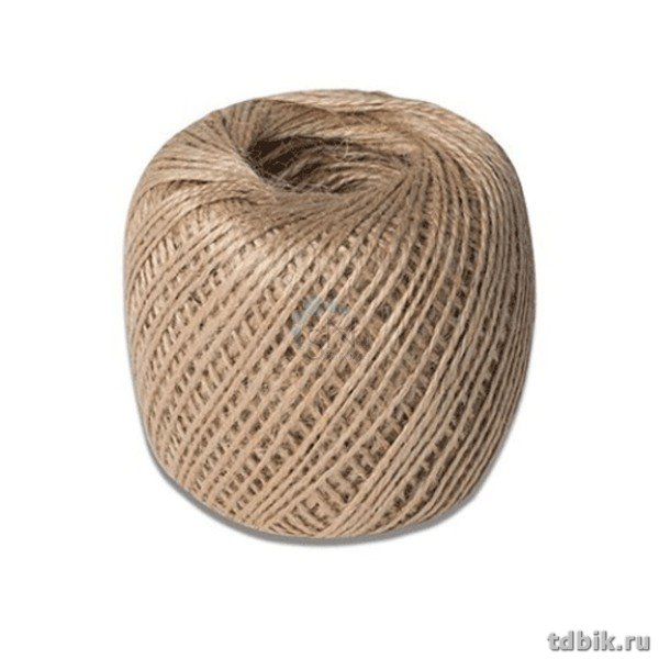 Шпагат джутовый банковский полированный, длина 165м, d 1,5 мм, вес 0,2 кг, 1200 текс. deVENTE