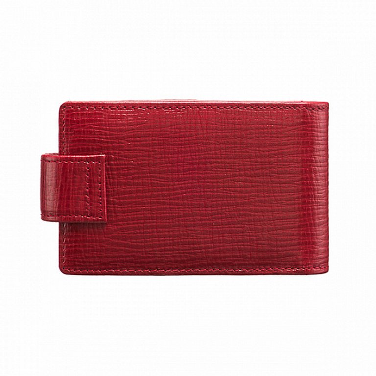 Визитница Dr.Koffer 11*7см на 48 визиток, красный