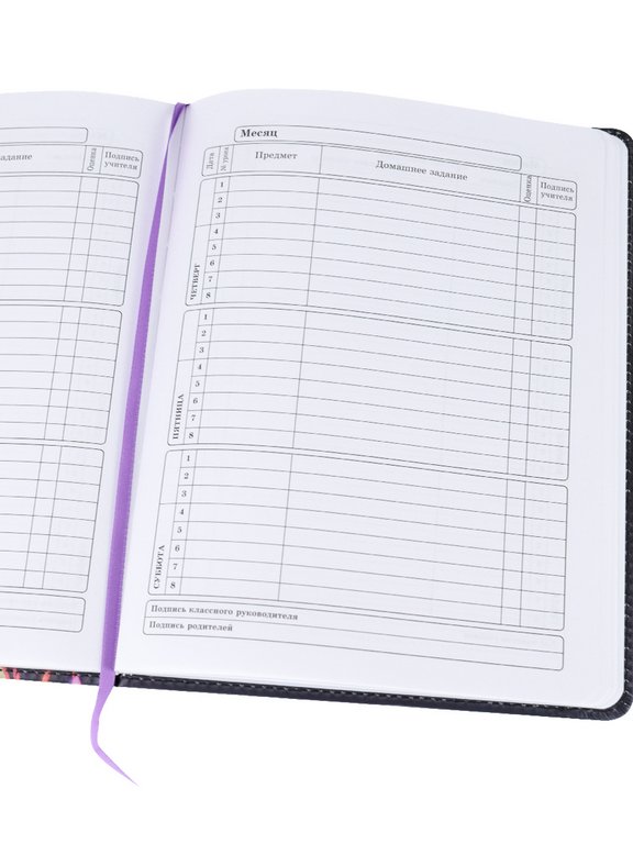 Дневник школьный Prof-Press твердая обл, кожзам, подарок в компл "МЕЧТАТЕЛЬНАЯ ДЕВУШКА" 48л.