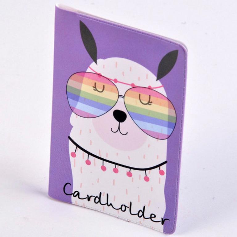 Обложка для двух карт "Лама" 93х124мм