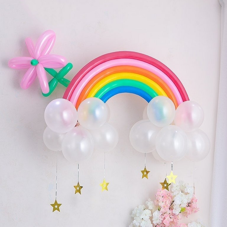 Шар воздушный для моделирования 150 см, d=2.5 см, пастель ассорти