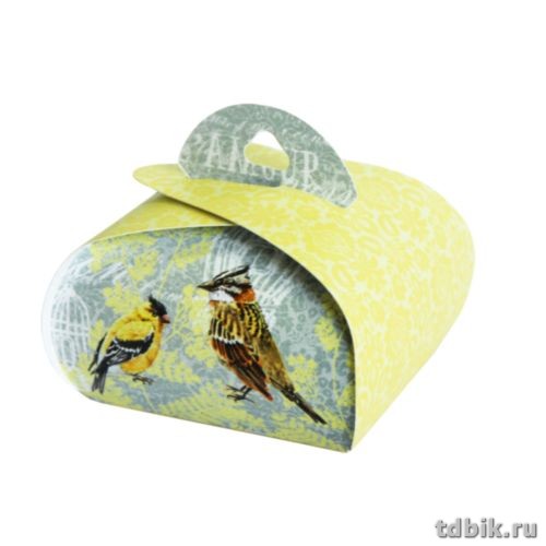 Коробка для подарков  9*9*6см "Canary" 2шт/уп.