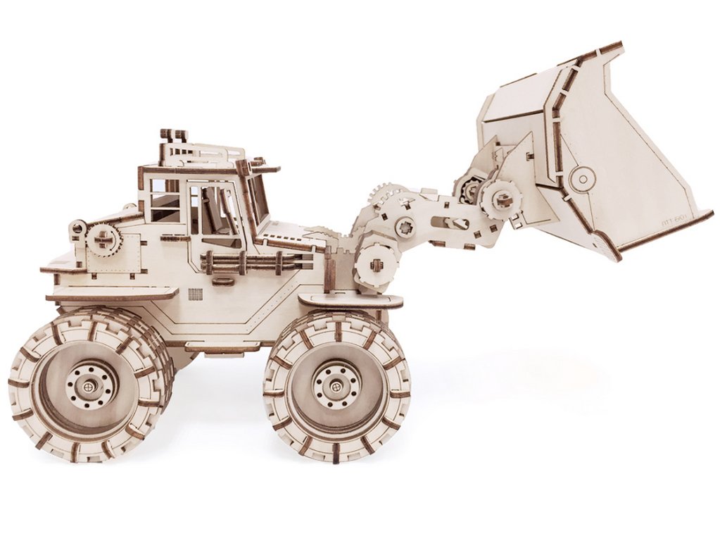Сборная модель из дерева  262 дет. "Трактор Бульдог" 305*135*145мм