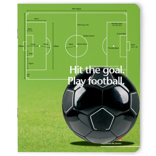 Тетрадь 48 лист кл. А5 на скрепке "ФУТБОЛ-МОЯ ИГРА" 5 видов