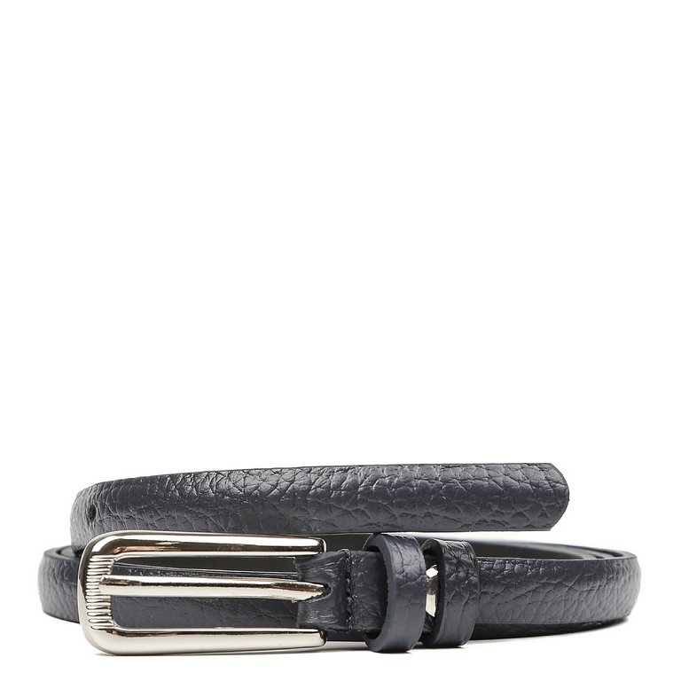 Ремень FABRETTI женский, натуральная кожа, размер 120, тем. синий